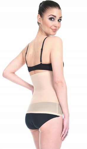Orirose Wysoki PAS gorset mocno WYSZCZUPLAJĄCY modelujący BRZUCH poporodowy na Arena.pl