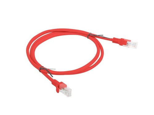 PATCHCORD KAT.5E 1M CZERWONY FLUKE PASSED LANBERG na Arena.pl