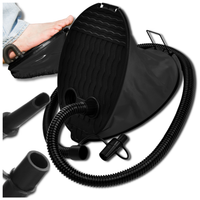 pompka nożna do materaca pontonów wielofunkcyjna + końcówki 3l