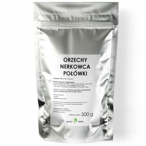 ORZECHY NERKOWCA połówki 500g na Arena.pl