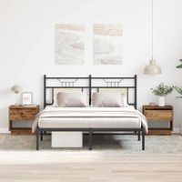 Szafka Nocna z szufladą 2 pcs Stare drewno 45 x 34 x 44 cm