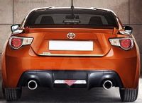 Toyota GT 86 GT86 - LISTWA CHROM na KLAPĘ tył