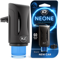 K2 NEONE BRAND NEW CAR ZAPACH DO SAMOCHODU AUTA KRATKI NAWIEWU PERFUM