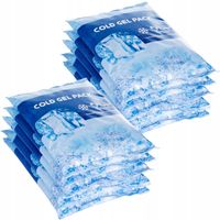 WKŁAD ŻELOWY KOMPRES OKŁAD CHŁODZĄCY MROŻĄCY Wielokrotnego Użytku 10x450g
