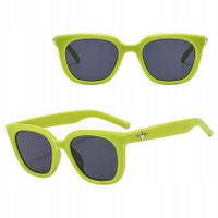 OKULARY PRZECIWSŁONECZNE filtr UV400 Zielone damskie + ETUI + ŚCIERKA