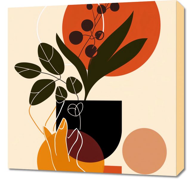 Obraz 60x60cm Dotyk Naturalności zdjęcie 1