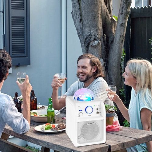 Głośnik BLUETOOTH KARAOKE USB LED KULKA+ mikrofon na Arena.pl