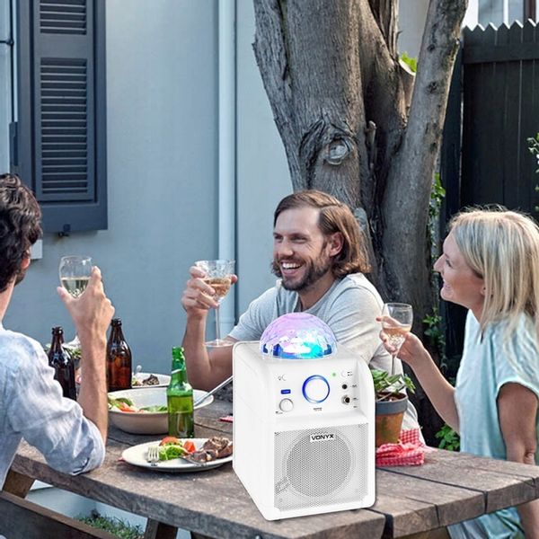 Głośnik BLUETOOTH KARAOKE USB LED KULKA+ mikrofon zdjęcie 14