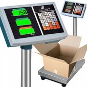 Waga Magazynowa Elektroniczna Sklepowa LCD 100kg Platformowa Towarowa Mocna