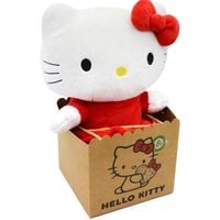hello kitty maskotka kotek red dress giftbag 27cm