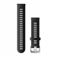 Pasek do zegarka Garmin QuickFit silikonowy 20 mm Czarny