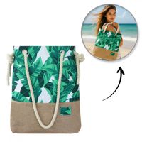 torba plażowa liście pleciona pl151