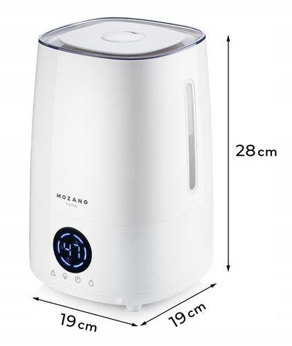 NAWILŻACZ POWIETRZA 3w1 4L HIGROMETR AROMATERAPIA DYFUZOR JONIZATOR na Arena.pl