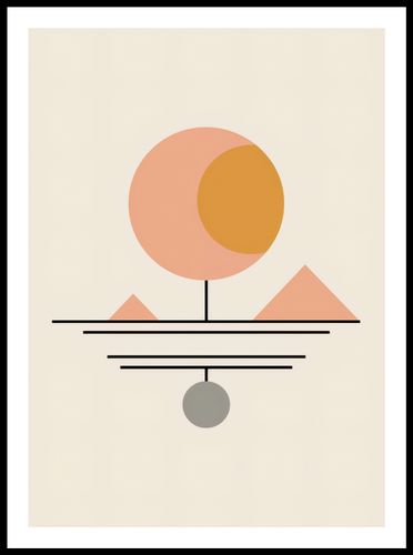 Plakat 50x70cm Geometryczna Utopia na Arena.pl