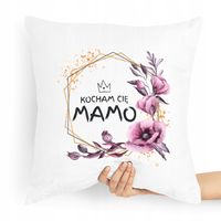 Poduszka Prezent Dla Mamy Kocham Cię Mamo Z Nadrukiem Ze Zdjęciem