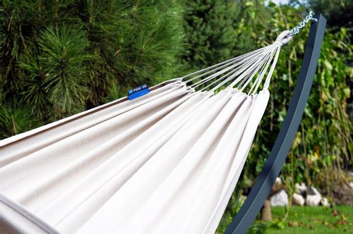 POTENZA Stelaż GRANDE PREMIUM + Hamak ROMA XL Ecru Kokon na Arena.pl