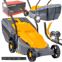 KOSIARKA ELEKTRYCZNA DO TRAWY 2200W NÓŻ 32CM LEKKA DUŻY KOSZ 30L