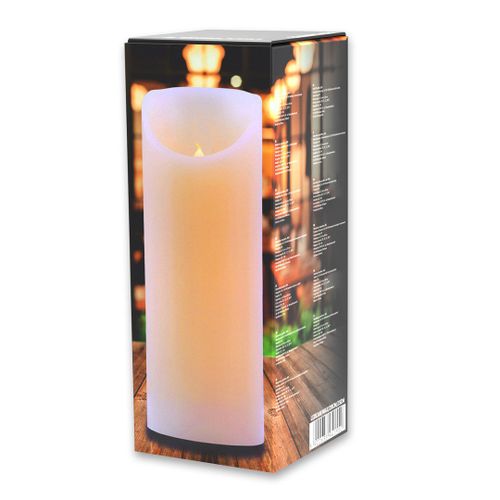 DecoKing Świeca LED Biała  20cm na Arena.pl