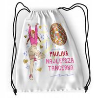 Plecak Sportowy Szkolny Dla Pauliny Córki Dziecka Z Nadrukiem Ze Zdjęciem