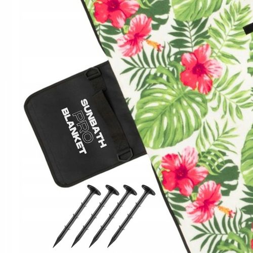 KOC piknikowy SUN PRO 200x200cm IZOLACJA PLAŻOWY z uchwytem PASEK ŚLEDZIE na Arena.pl