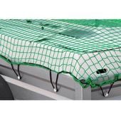 Gumowana siatka elastyczną linką Ø6 mm Dł:3,5xSzer:2,5 m przyczepa swe