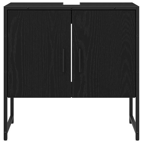 Zestaw mebli łazienkowych 2 pcs Czarny 60 x 33 x 60 cm na Arena.pl