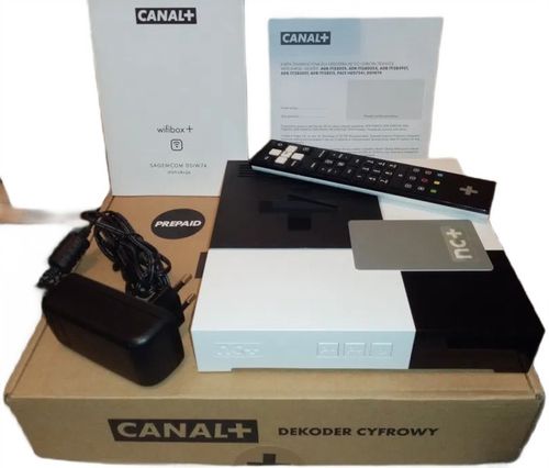 Dekoder WifiBox+ NC+ na kartę BEZ UMOWY Extra+ z Canal+ 1 mc BEZ na Arena.pl