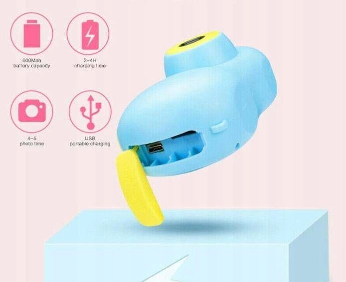 APARAT FOTOGRAFICZNY DLA DZIECI, KAMERA HD, GRY zdjęcie 8