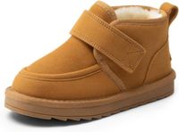 Buty zimowe dziecięce DREAM PAIRS ocieplane trapery z futerkiem dla chłopca