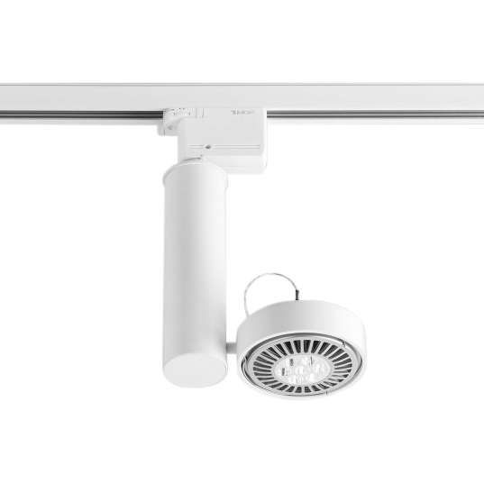 LAMPA sufitowa NATORI 7691 Shilo okrągła OPRAWA reflektorek do 3-fazowego systemu szynowego biały zdjęcie 1