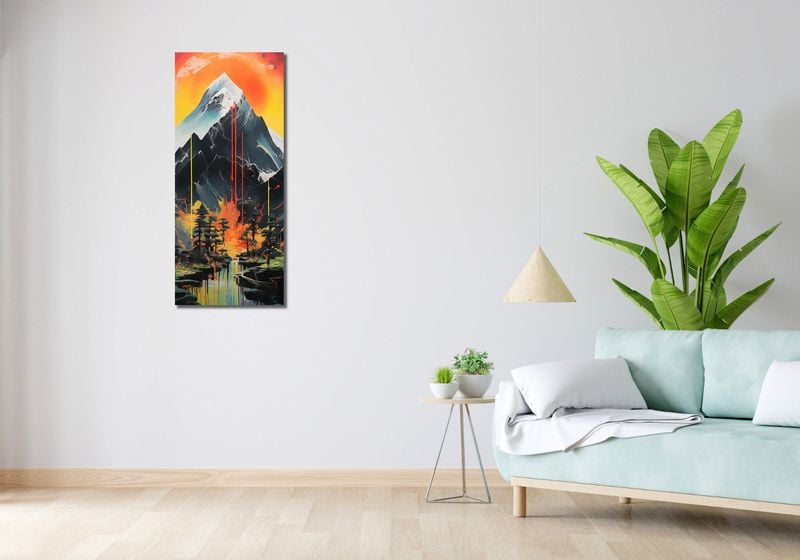 Obraz 40x100cm Górska Alchemia zdjęcie 2