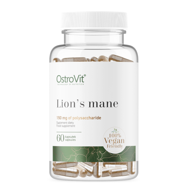 Lion's Mane Vege 60 Vcaps Ostrovit zdjęcie 1