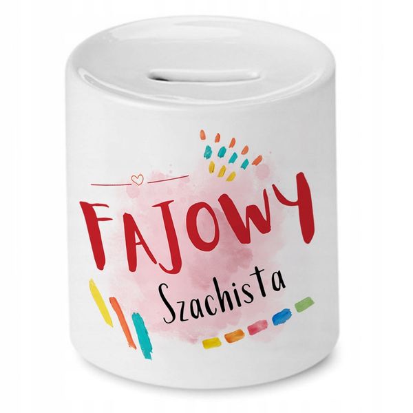 Skarbonka Dla Szachisty Na Urodziny Prezent Z Nadrukiem Ze Zdjęciem zdjęcie 1