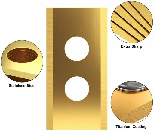 NOŻE DO PARKSIDE ROBOTA KOSZĄCEGO PMRA PMRDA A1 TYTANOWE PREMIUM 9 szt. zdjęcie 6