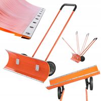 KADAX Pług Łopata Do Śniegu Odśnieżarka Zgarniacz Na Kołach Mocna 95cm