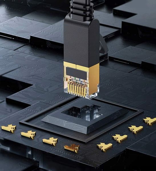 Kabel Ethernet Sieciowy Lan Patchcord Skrętka Internet Płaski Sftp Cat zdjęcie 7