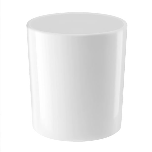 Słoik do świec biały połysk 300 ml zdjęcie 1