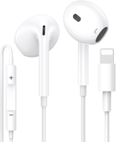 Słuchawki Douszne Do iPhone Stereo Złącze Lightning Pilot Mikrofon