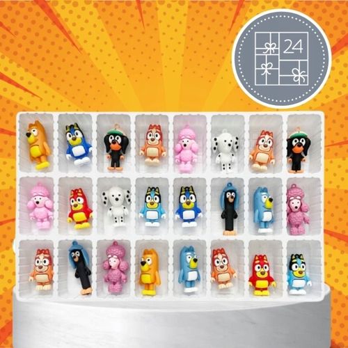 Kalendarz Adwentowy Bluey i Bingo 24sztuki Figurki na Arena.pl