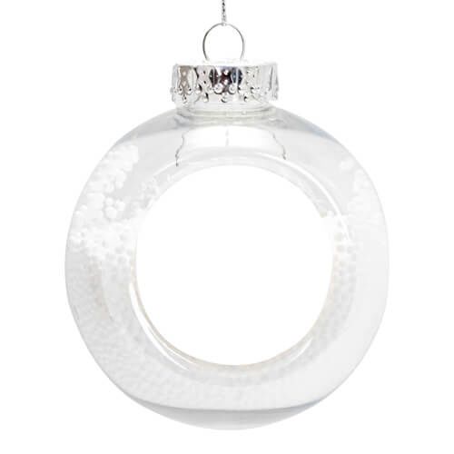 Bombka choinkowa Ø 8 cm do sublimacji - przezroczysta - Noel na Arena.pl