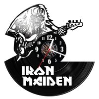 Zegar ścienny z płyty winylowej Iron Maiden 1488.14