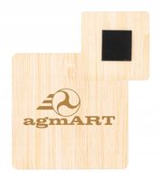 GRAWEROWANY Magnes na lodówkę kwadratowy reklamowy Z TWOIM LOGO 100 szt