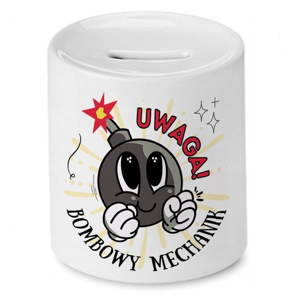 Dla Mechanika Skarbonka Na Urodziny Na Prezent Z Nadrukiem Ze Zdjęciem zdjęcie 1