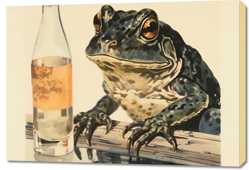 Obraz 100x70cm Refleksje Błotniaka zdjęcie 1