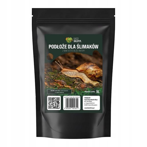 Podłoże dla ślimaków 5L zdjęcie 5