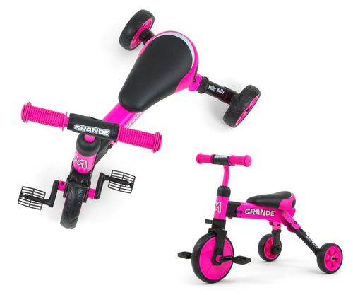 Milly Mally Rowerek 2w1 Grande Pink na Arena.pl