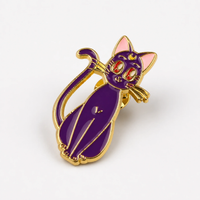 Luna | 3 cm | Metal | Przypinka Anime | Sailor Moon
