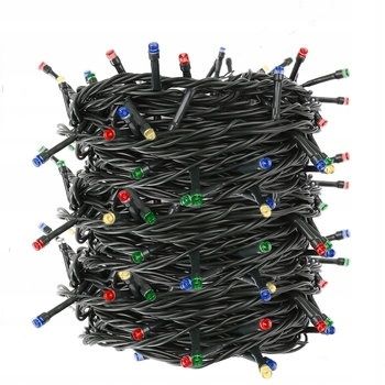 LAMPKI CHOINKOWE LED 200 GRUBY KABEL + Flash 18m na Arena.pl