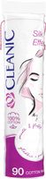 CLEANIC SILK EFFECT PŁATKI KOSMETYCZNE 100% BAWEŁNA 90 SZT
