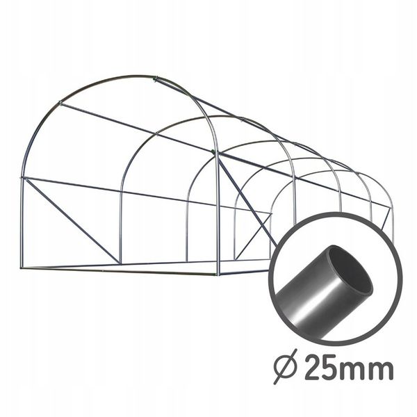 Tunel ogrodowy 2,5 x 4 m (10m2) Plonos zdjęcie 6